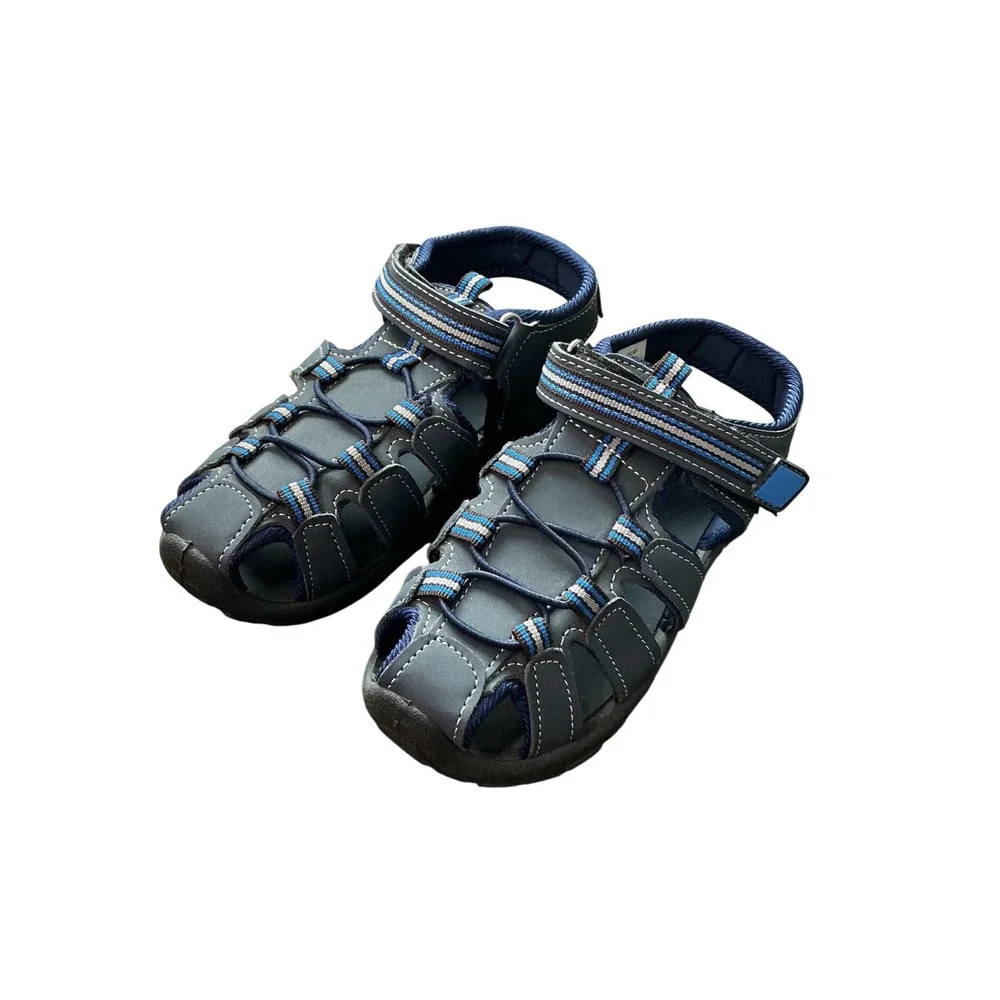 Rugged Bear Boys Navy Blue Closed Toe Fisherman Sandals Size 11 RB81480‎
